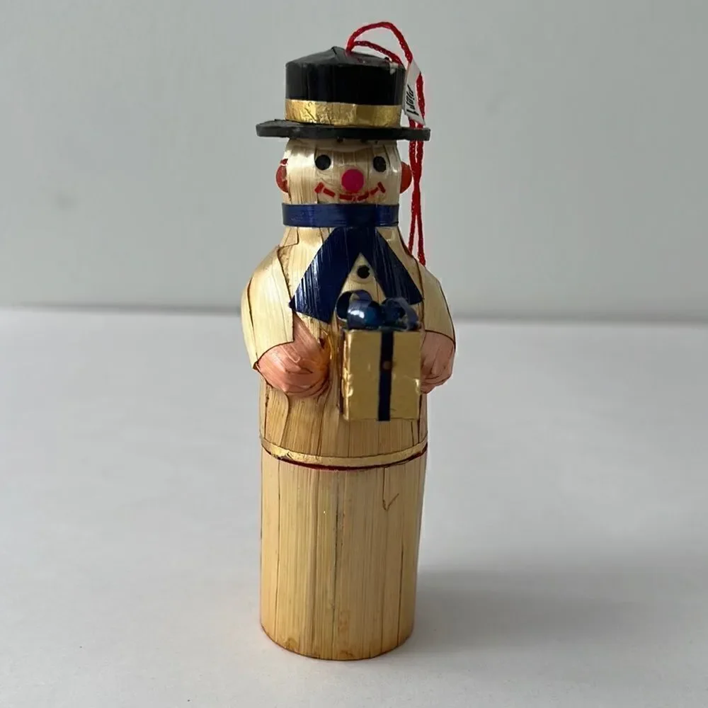 Pier 1 Snowman Gift Ornament